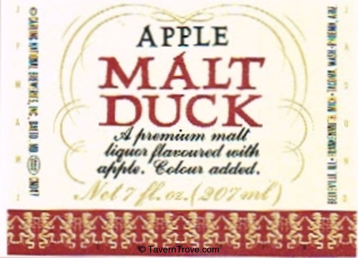 Malt Duck Apple Malt Liquor