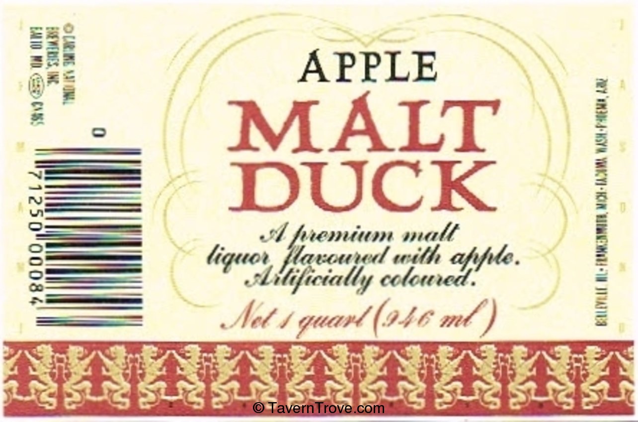 Malt Duck Apple Malt Liquor