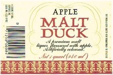 Malt Duck Apple Malt Liquor