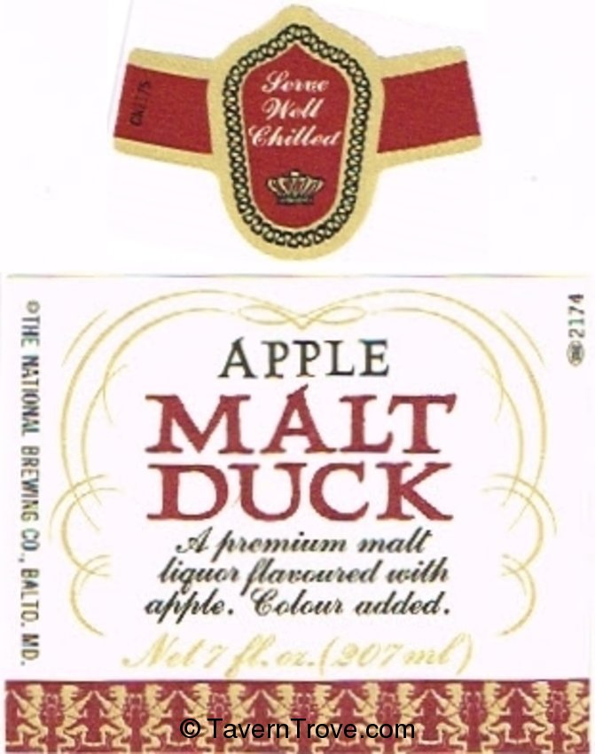 Malt Duck Apple Malt Liquor