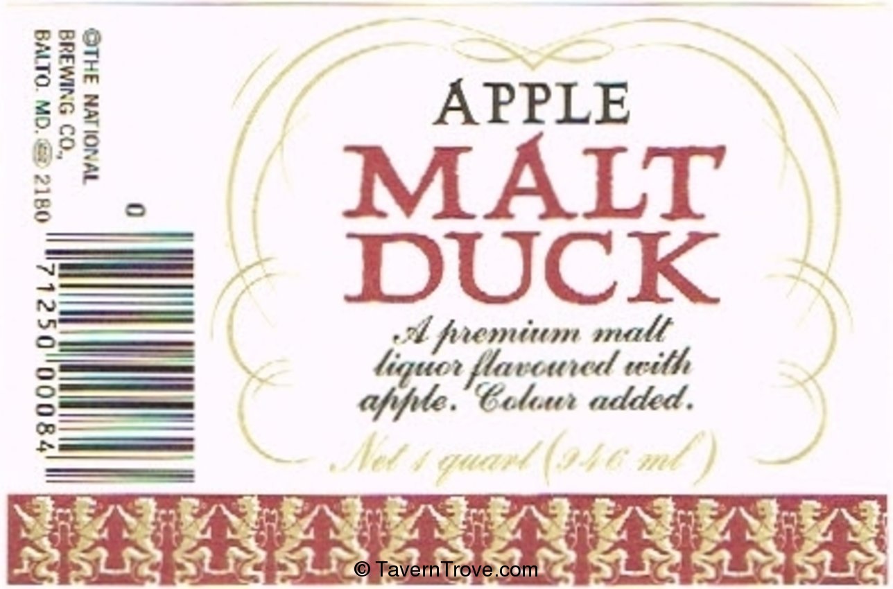 Malt Duck Apple Malt Liquor