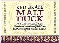 Malt Duck Red Grape Malt Liquor