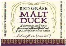 Malt Duck Red Grape Malt Liquor