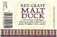 Malt Duck Red Grape Malt Liquor