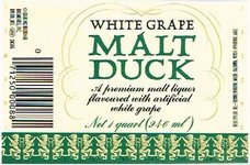 Malt Duck White Grape Malt Liquor