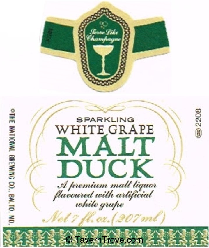 Malt Duck White Grape Malt Liquor