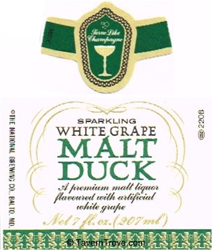 Malt Duck White Grape Malt Liquor