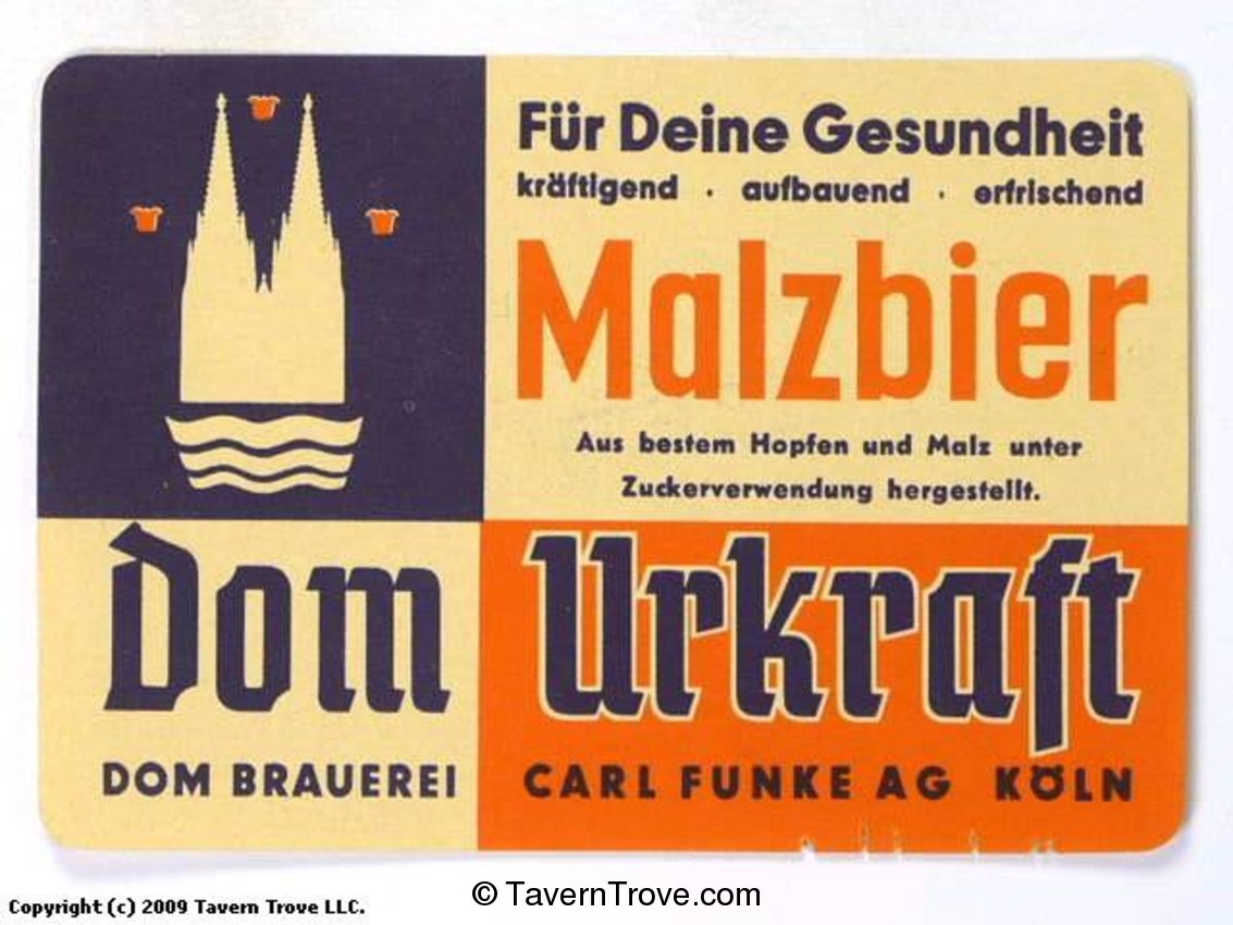 Malzbier Dom Urkraft