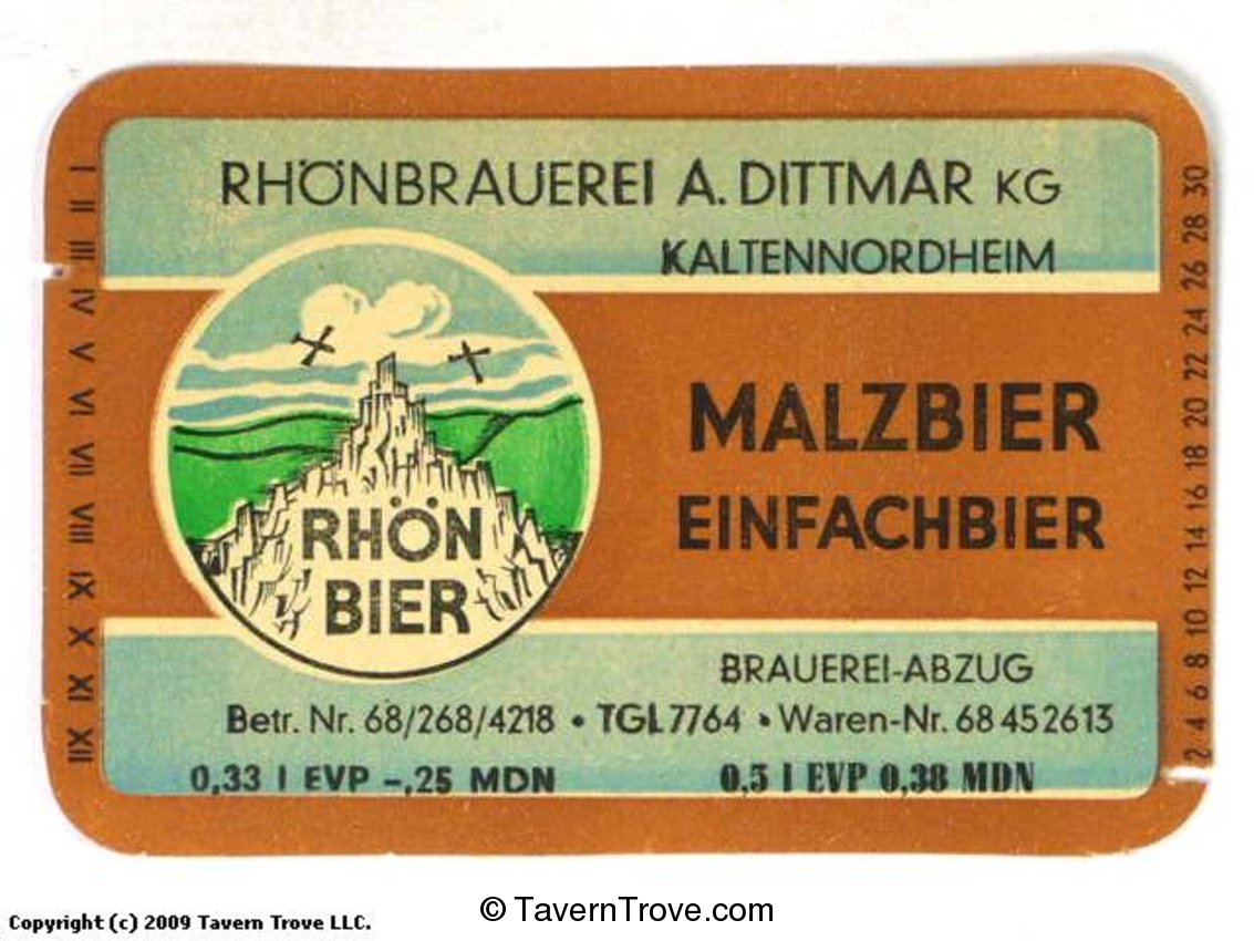 Malzbier Einfachbier