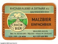 Malzbier Einfachbier