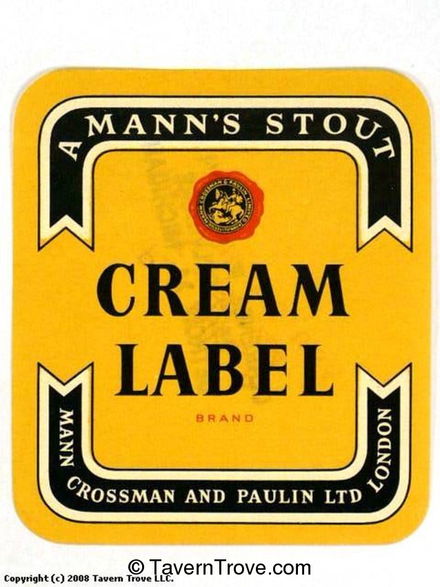 Mann's Cream Label Stout