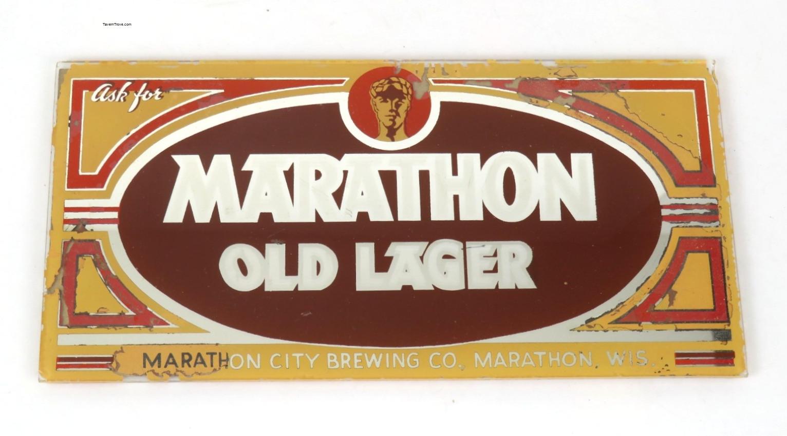 Marathon Old Lager Beer mirror