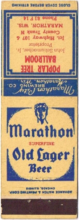 Marathon Superfine Old Lager Beer