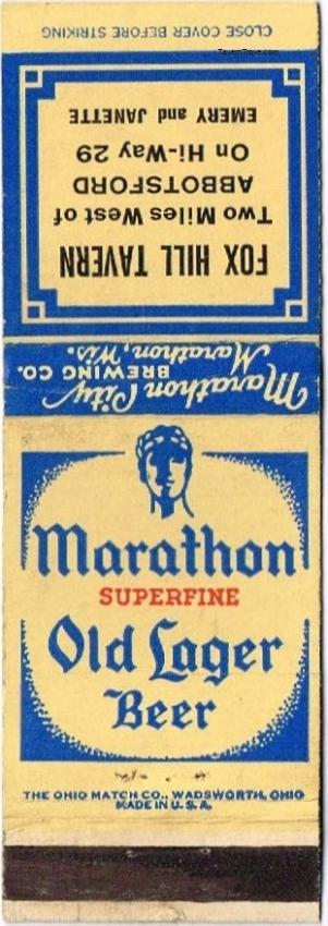 Marathon Superfine Old Lager Beer