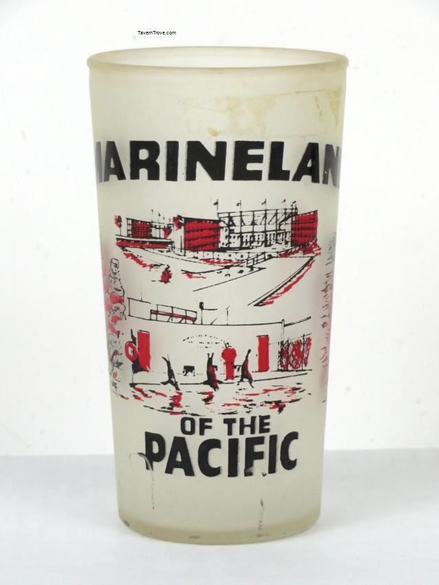 Marineland Of The Pacific 5 inch ACL Glass Dolphins Diving Bell