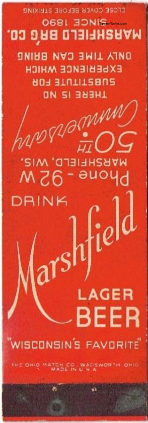 Marshfield Lager Beer