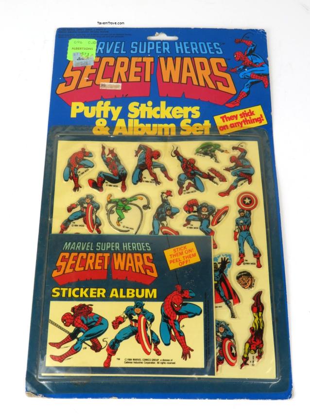 Marvel Spider Man Captain America Puffy Stickers NIB