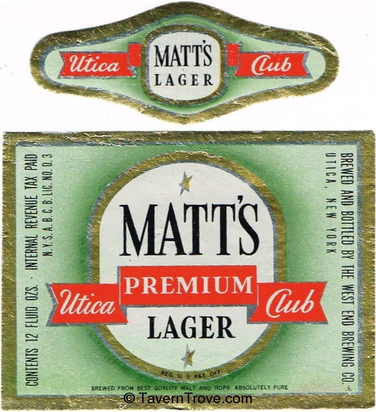 Matt's Premium Lager Beer