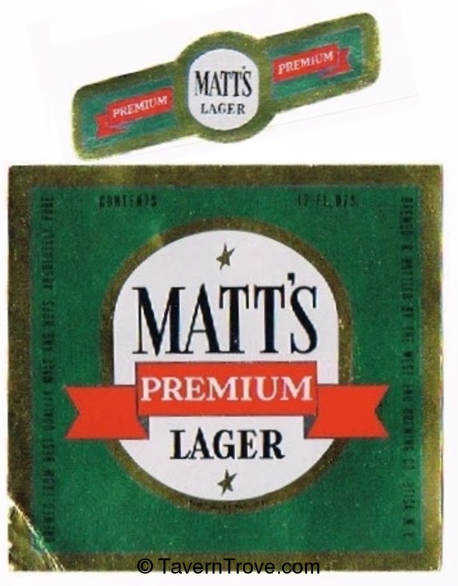 Matt's Premium Lager Beer