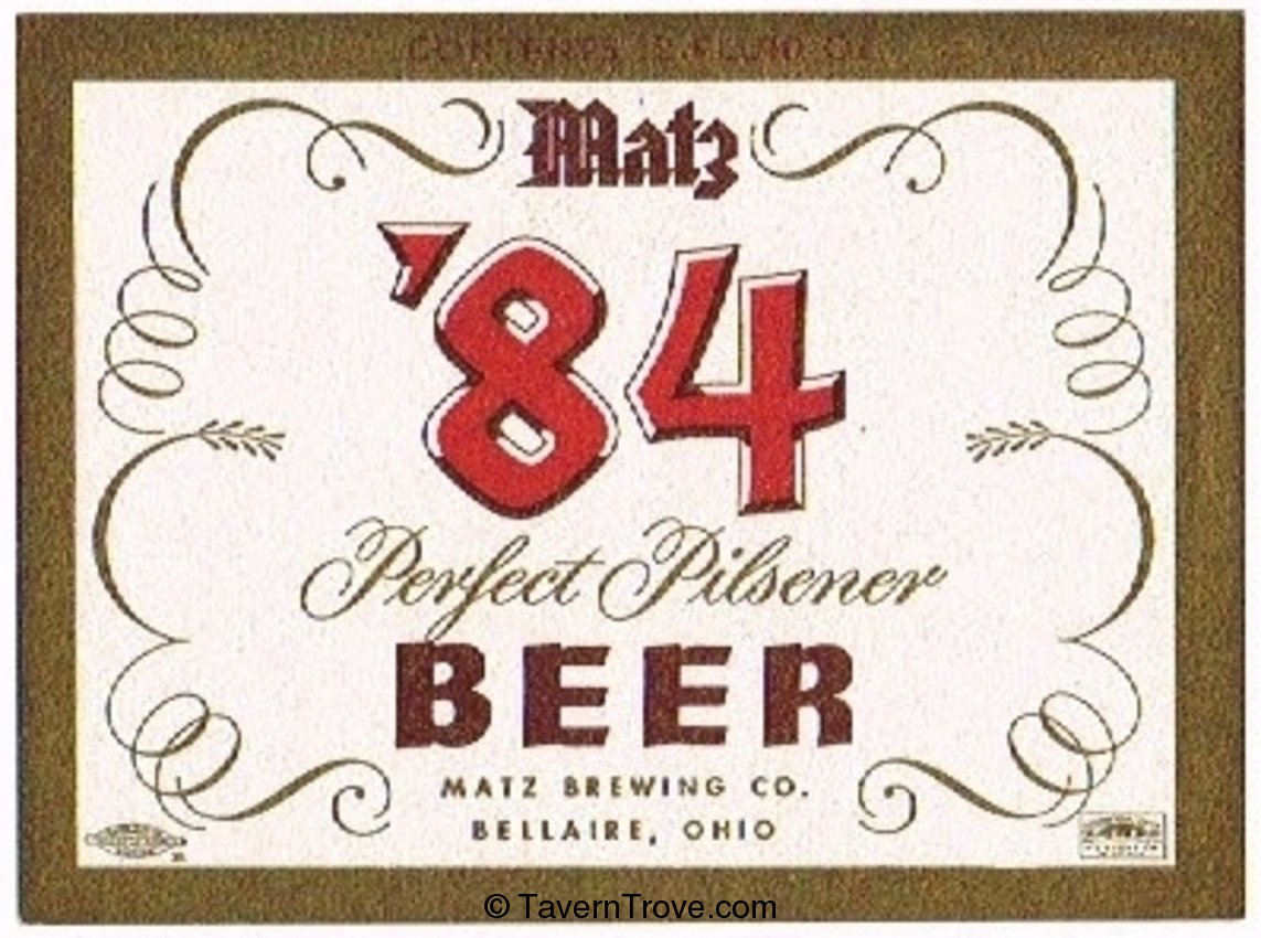 Matz '84 Perfect Pilsener Beer