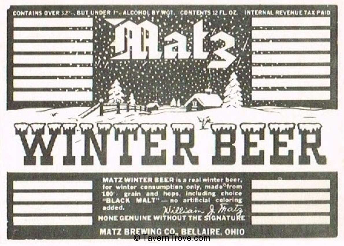 Matz Winter Beer