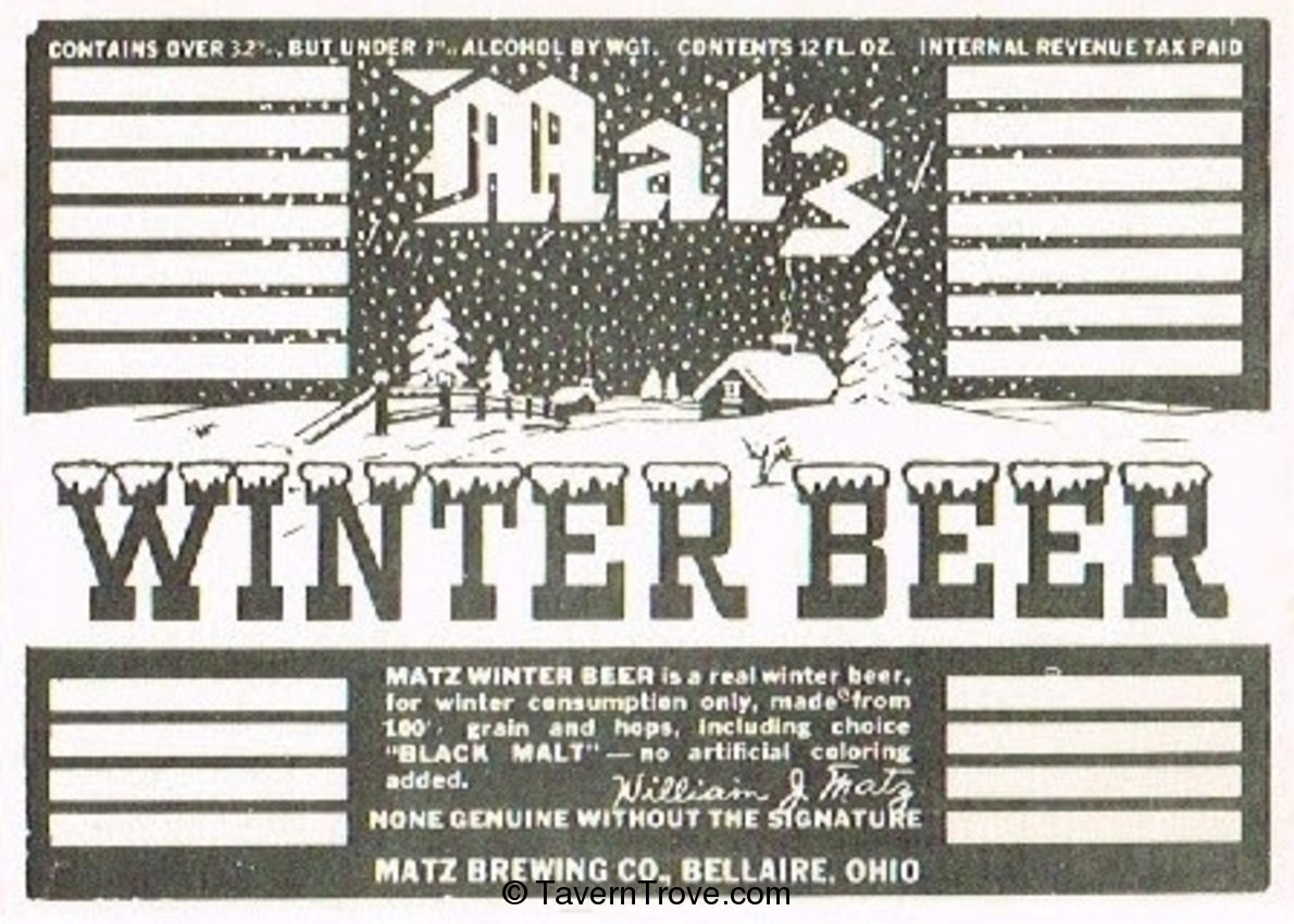 Matz Winter Beer
