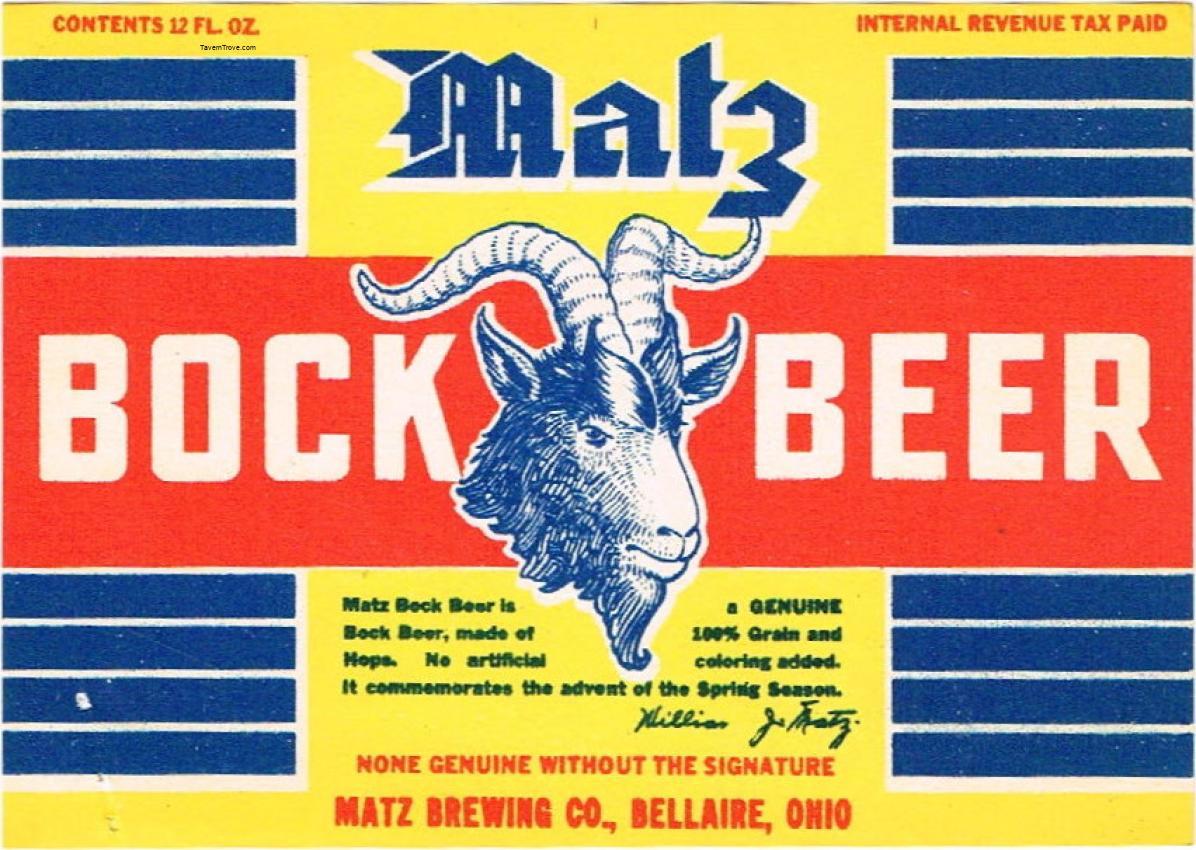 Matz Bock Beer
