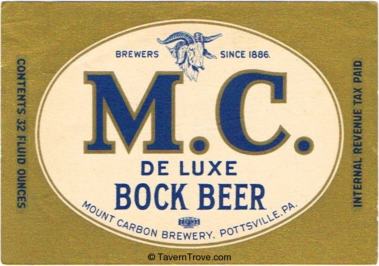 M.C. De Luxe Bock Beer