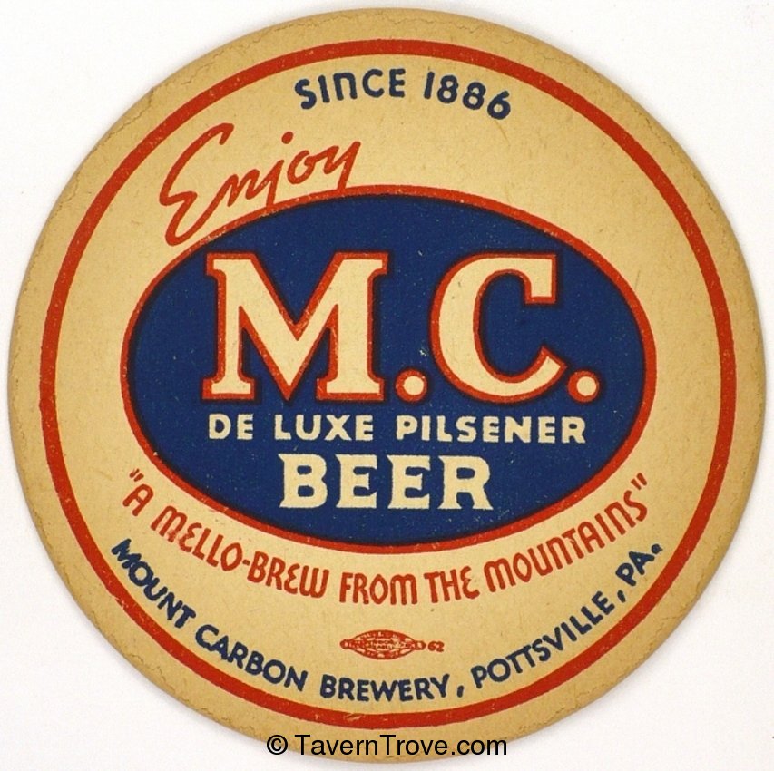 M.C. De Luxe Pilsener Beer