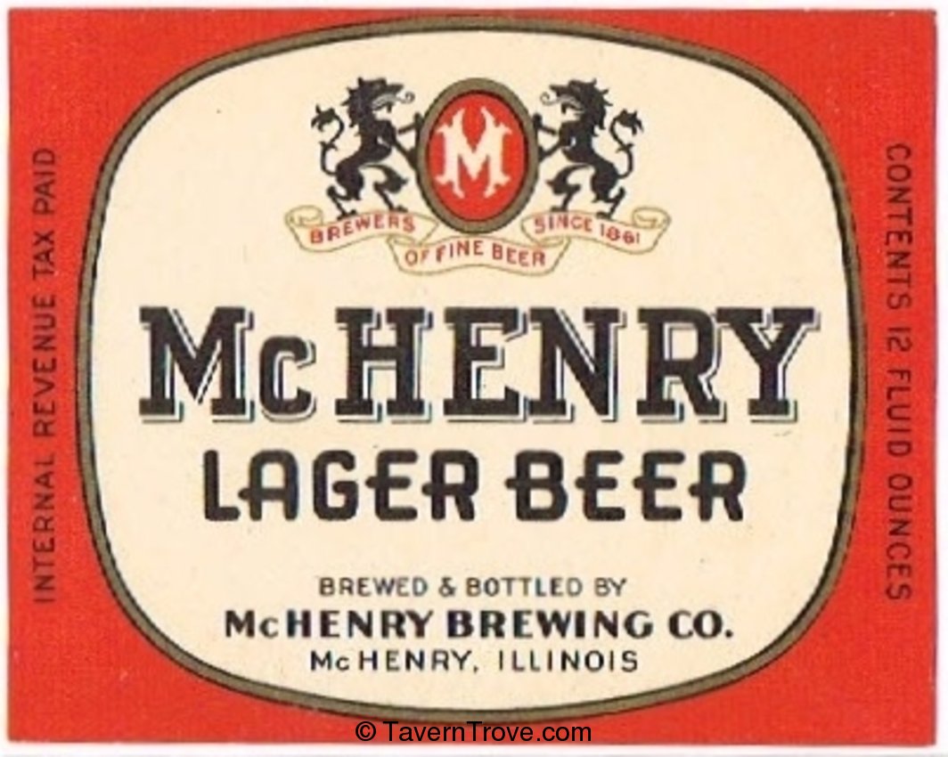 Mc Henry Lager Beer