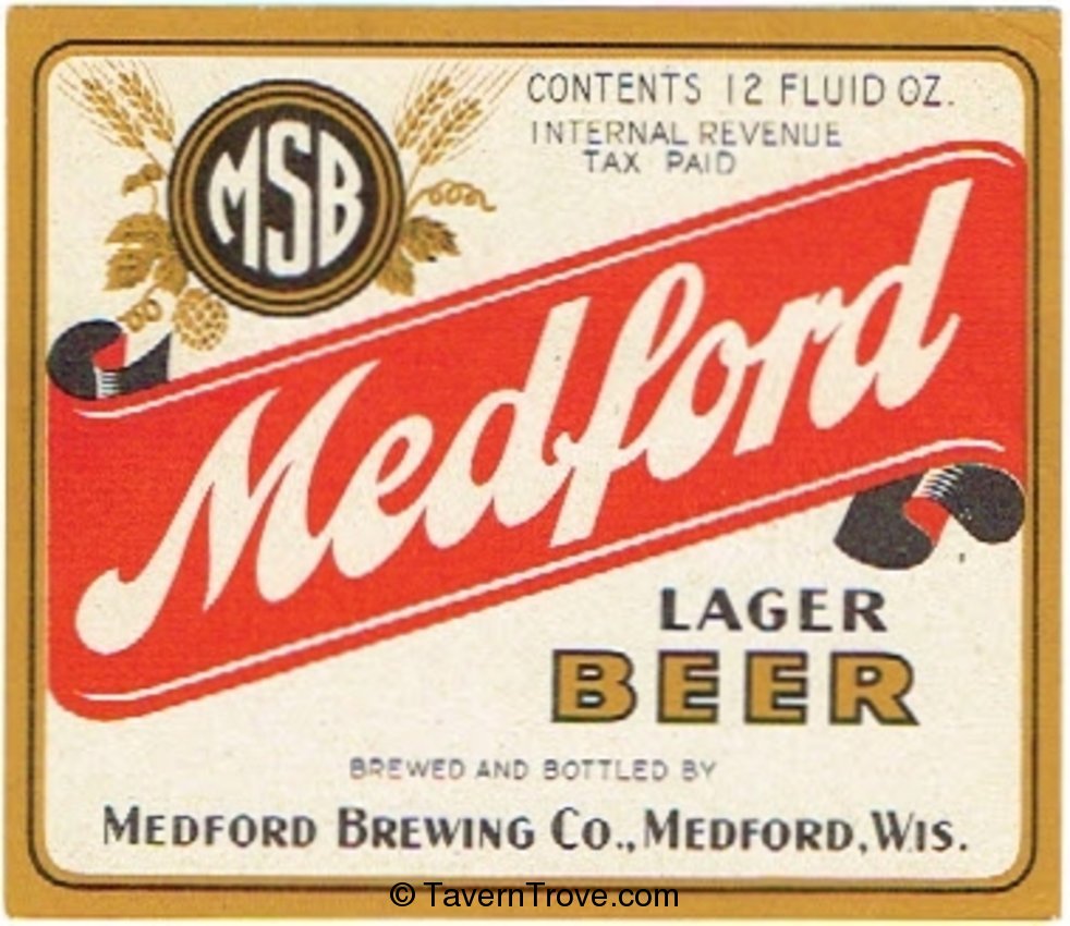 Medford Lager Beer 