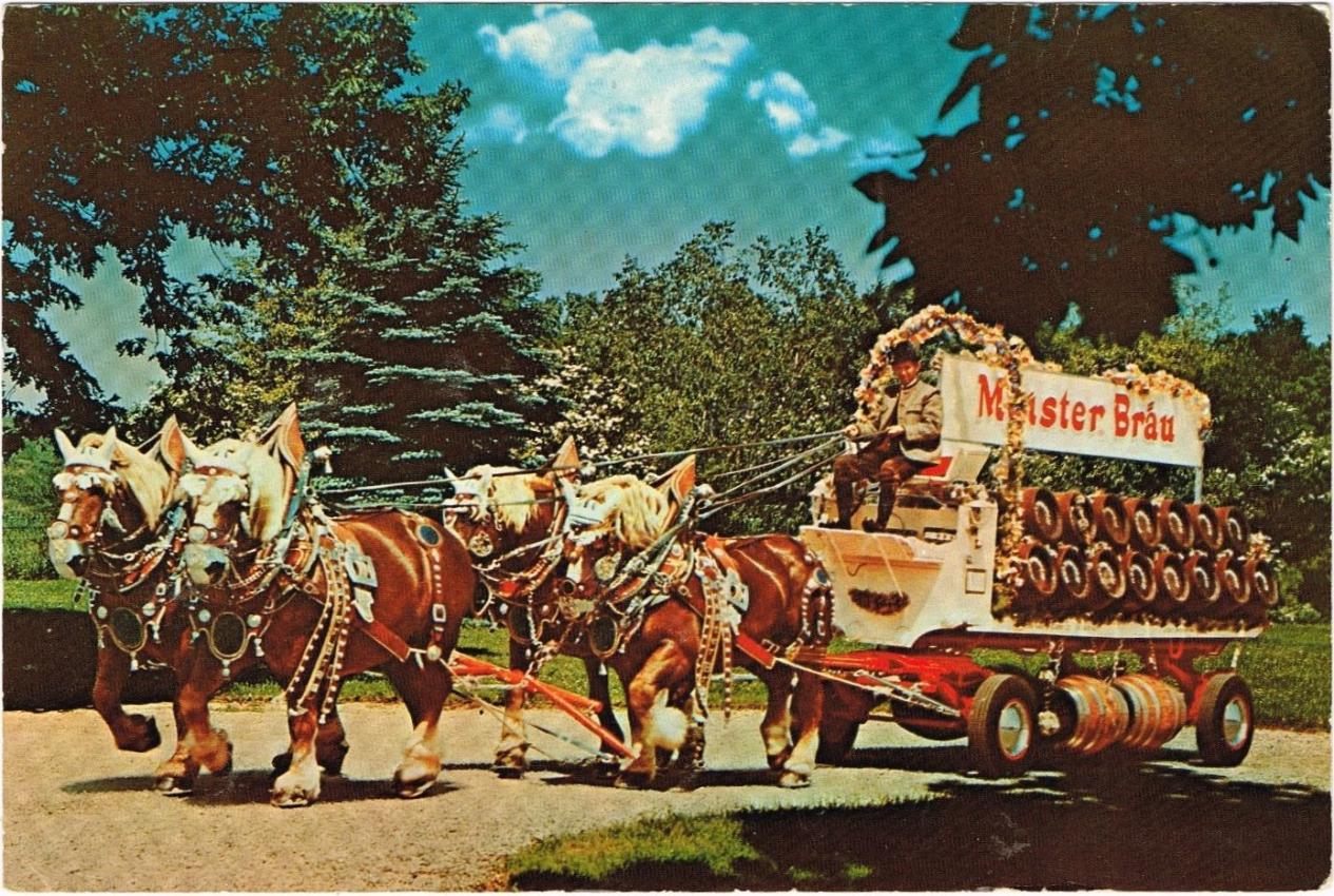 Meister Brau Beer Wagon