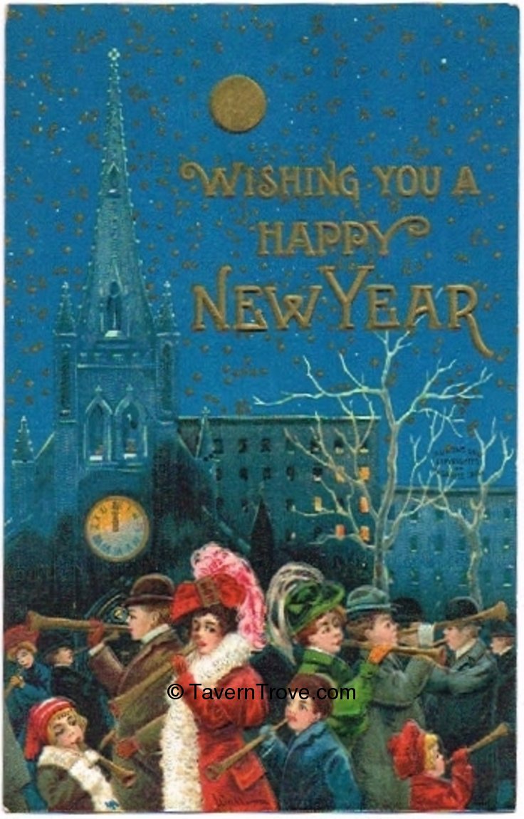 Item #69426 1909 Merrymaking at Midnight Post Card