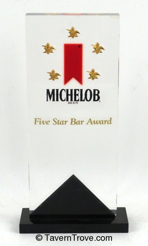 Michelob Beer Five Star Bar Award