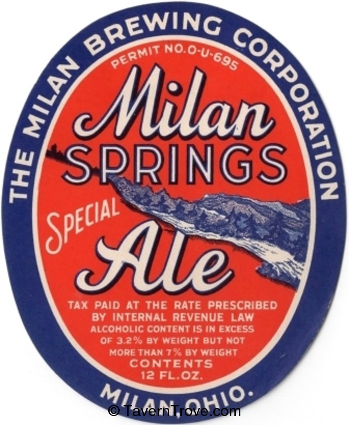 Milan Springs Ale