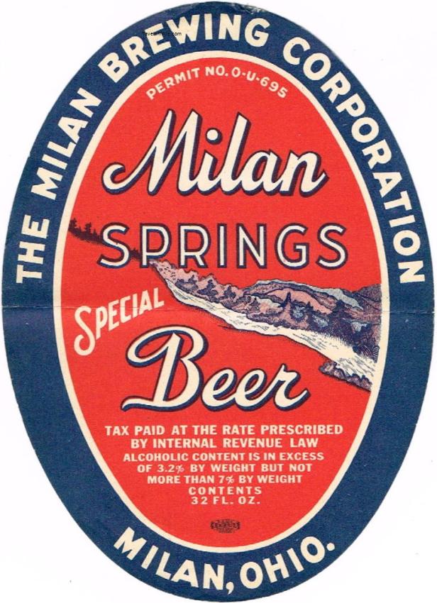Milan Springs Beer