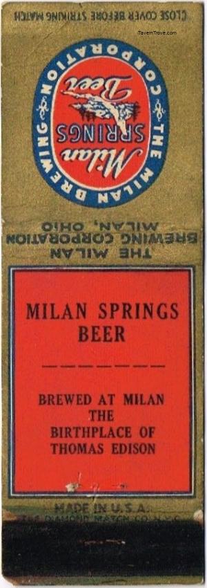 Milan Springs Beer