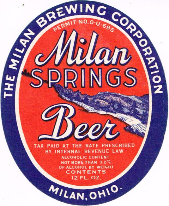 Milan Springs Beer