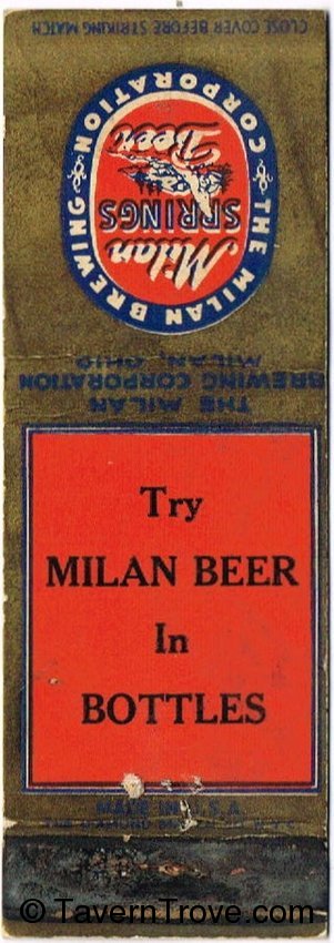 Milan Springs Beer