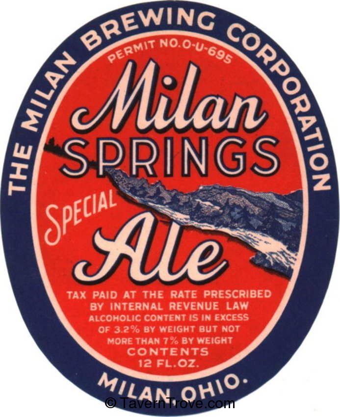 Milan Springs Special Beer