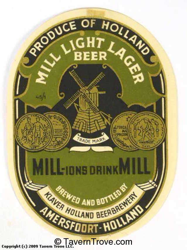 Mill Light Lager Beer