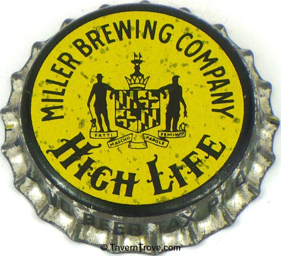 Miller High Life Beer ~MD 12oz Tax