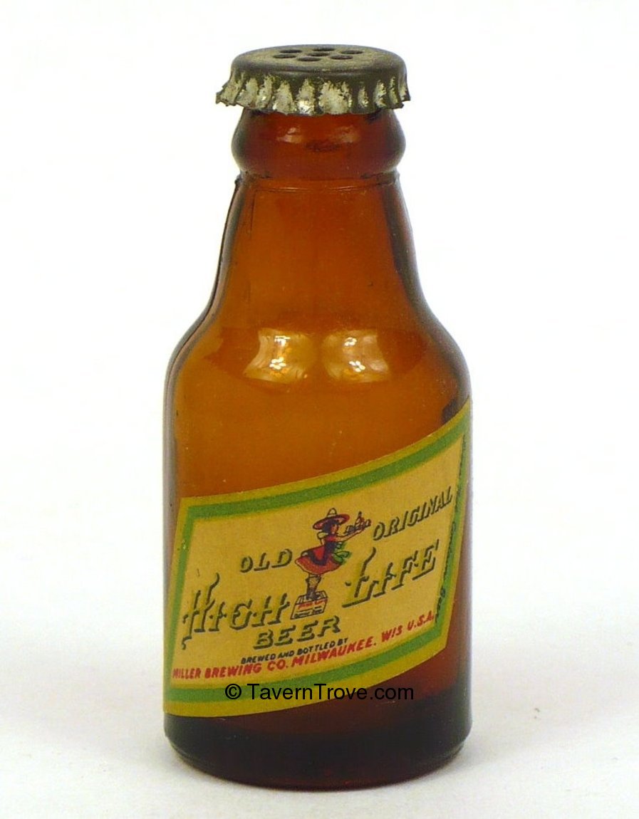 Item 82348 1945 Miller High Life Beer Mini Bottle
