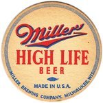 Miller High Life Beer