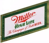 Miller High Life Beer