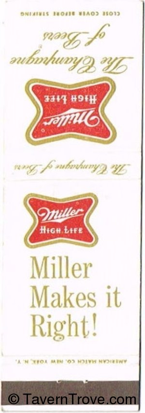 Miller High Life Beer