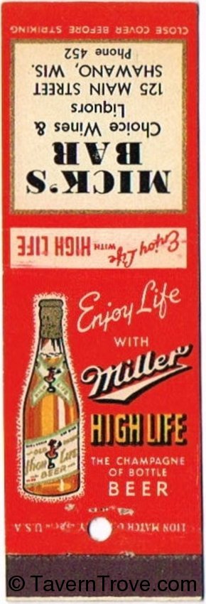 Miller High Life Beer