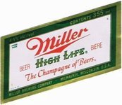 Miller High Life Biere Beer