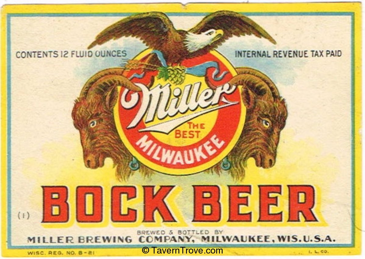 Miller Bock Beer