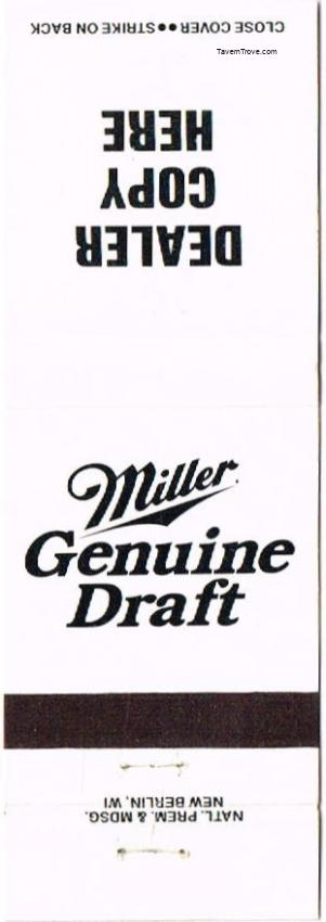 Miller Genuine Draft Beer